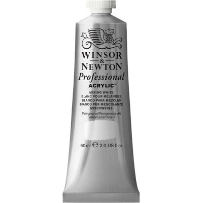 Peinture Acrylique Professionnelle Blanche Winsor & Newton - Qualité d'Artiste Peinture Acrylique Professionnelle Blanche Winsor & Newton - Qualité d'Artiste