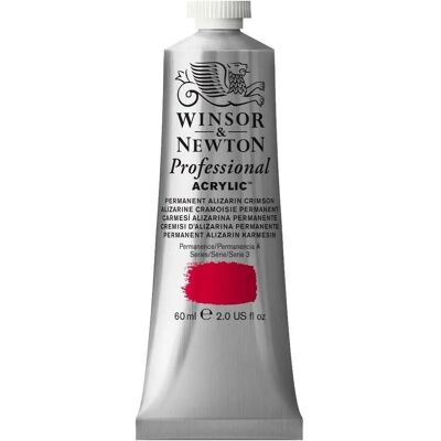 Winsor & Newton Professional Acrylic Paint - Permanent Alizarin Crimson - Series 3 Winsor & Newton Professional Acrylic Paint - Permanent Alizarin Crimson - Series 3