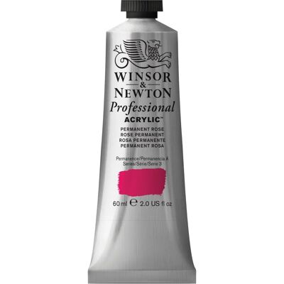 Acryliques Professionnels Winsor & Newton - Rose Permanent - Série 3 - Matériel d'art Acryliques Professionnels Winsor & Newton - Rose Permanent - Série 3 - Matériel d'art