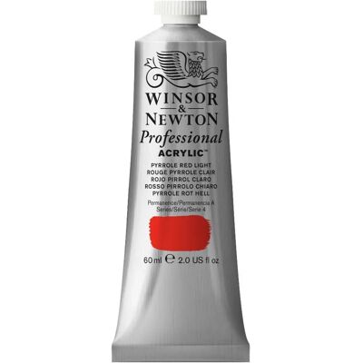 Winsor & Newton Pintura Acrílica Profesional Rojo Piróloro Claro - Pintura Acrílica Winsor & Newton Pintura Acrílica Profesional Rojo Piróloro Claro - Pintura Acrílica