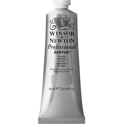 Winsor & Newton Série 3 Acrylique Professionnel Argent - Peinture Acrylique Winsor & Newton Série 3 Acrylique Professionnel Argent - Peinture Acrylique