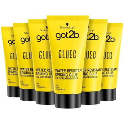 Schwarzkopf Got2b Glued Spiking Glue - Gel coiffant - Publicité Schwarzkopf Got2b Glued Spiking Glue - Gel coiffant - Publicité