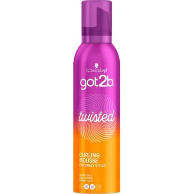 Schwarzkopf Mousse Bouclée Tordue - Mousse pour cheveux - Publicité Schwarzkopf Mousse Bouclée Tordue - Mousse pour cheveux - Publicité