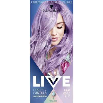 Schwarzkopf Brand P120 Lilac Crush - Hair Dye - Semi-Permanent Schwarzkopf Brand P120 Lilac Crush - Hair Dye - Semi-Permanent
