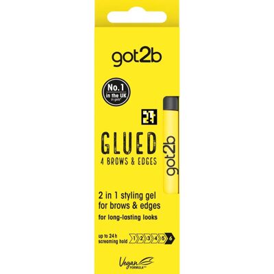 Schwarzkopf Got2b Glued für Augenbrauen & Kanten 2-in-1 Zauberstab Gel Vegan Stark Halt Schwarzkopf Got2b Glued für Augenbrauen & Kanten 2-in-1 Zauberstab Gel Vegan Stark Halt