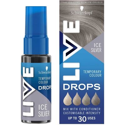 Coloration semi-permanente Ice Silver Schwarzkopf - vegan, personnalisable - Publicité Coloration semi-permanente Ice Silver Schwarzkopf - vegan, personnalisable - Publicité