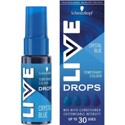Schwarzkopf Brand Crystal Blue Semi-Permanent Hair Dye - 3 Pack Schwarzkopf Brand Crystal Blue Semi-Permanent Hair Dye - 3 Pack