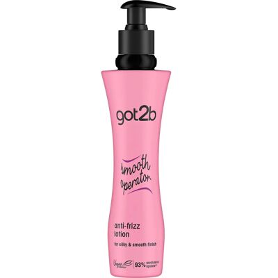 Schwarzkopf Got2b Opérateur Lisse Lotion Anti-Frizz - Lotion capillaire - Publicité Schwarzkopf Got2b Opérateur Lisse Lotion Anti-Frizz - Lotion capillaire - Publicité