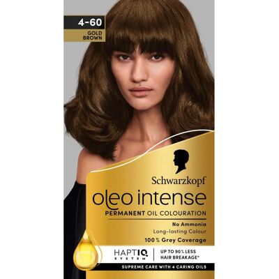 Schwarzkopf Oleo Intense Gold Brown Hair Color - Permanent, Oil-Based Schwarzkopf Oleo Intense Gold Brown Hair Color - Permanent, Oil-Based