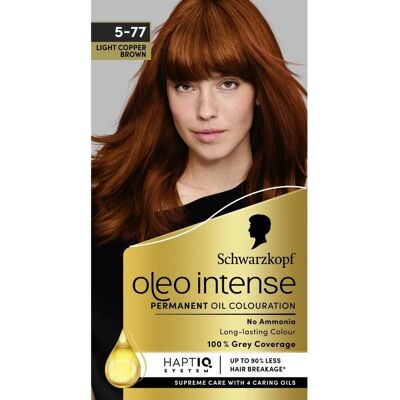 Schwarzkopf Light Copper Brown Hair Color - Permanent, Ammonia-Free Schwarzkopf Light Copper Brown Hair Color - Permanent, Ammonia-Free
