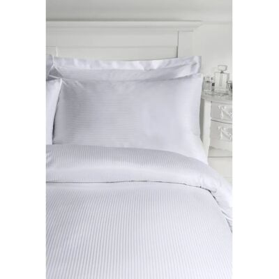 Catherine Lansfield Satin Stripe 300 Thread Count Cotton Pillowcases - Standard Pillowcase Catherine Lansfield Satin Stripe 300 Thread Count Cotton Pillowcases - Standard Pillowcase