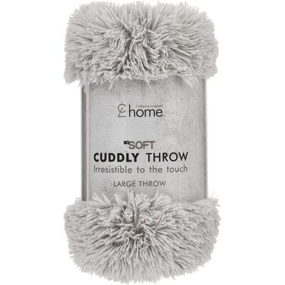 Catherine Lansfield Cuddly Throw (150 x 200cm) - Gris Argenté Catherine Lansfield Cuddly Throw (150 x 200cm) - Gris Argenté