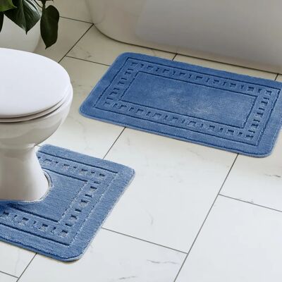 Catherine Lansfield Armoni Bath Mat and Ped Set - Bath Mat and Ped Set Catherine Lansfield Armoni Bath Mat and Ped Set - Bath Mat and Ped Set