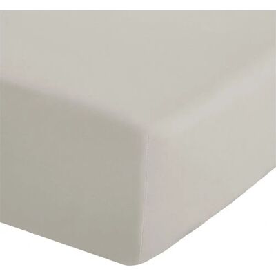 Catherine Lansfield Cream Extra Deep Percale Fitted Sheet Catherine Lansfield Cream Extra Deep Percale Fitted Sheet