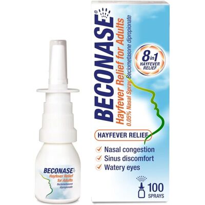 Beconase Beclometasone Nasal Spray - 50mcg - 200 Sprays Beconase Beclometasone Nasal Spray - 50mcg - 200 Sprays