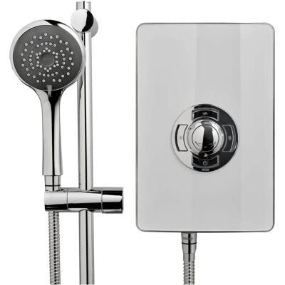 Triton Triton Aspirante 9.5kw Gloss White Electric Shower - Electric Shower Triton Triton Aspirante 9.5kw Gloss White Electric Shower - Electric Shower