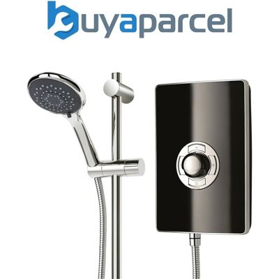 Triton Aspirante 9.5kW Electric Shower Black Gloss - Electric Shower Triton Aspirante 9.5kW Electric Shower Black Gloss - Electric Shower