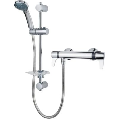Triton Exe Lever Bar Mixer Shower Thermostatic Chrome Modern 3 Spray - Shower Mixer Triton Exe Lever Bar Mixer Shower Thermostatic Chrome Modern 3 Spray - Shower Mixer