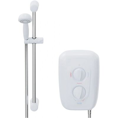 Triton - Avena - 9.5kW - WhiteChrome - Electric Shower Triton - Avena - 9.5kW - WhiteChrome - Electric Shower