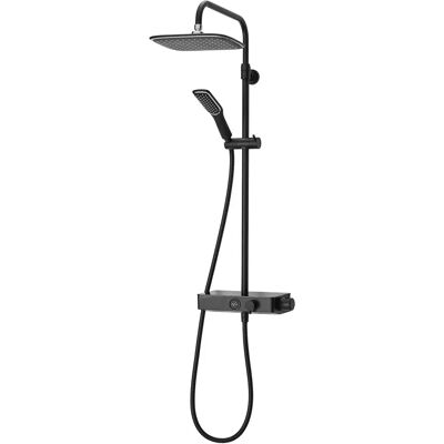 Triton - Thermostatic Mixer Bar Shower - Twin Head - Black - Shower Triton - Thermostatic Mixer Bar Shower - Twin Head - Black - Shower