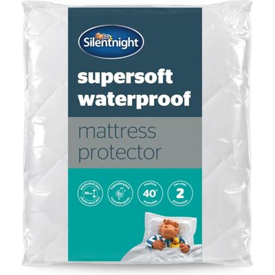 Silentnight Supersoft Waterproof Mattress Protector - Double Silentnight Supersoft Waterproof Mattress Protector - Double