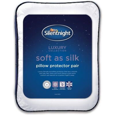 Silentnight Modell - Soft as Silk Kissenbezug - Packung 2 Silentnight Modell - Soft as Silk Kissenbezug - Packung 2