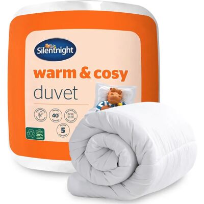 Silentnight Model - Warm & Cosy 15 Tog Duvet - White - Single/Double Silentnight Model - Warm & Cosy 15 Tog Duvet - White - Single/Double