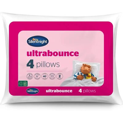 Silentnight Ultrabounce Pack 4 Pillows White - Pillow Silentnight Ultrabounce Pack 4 Pillows White - Pillow