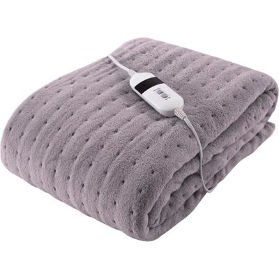 Silentnight Luxury Heated Throw - Grey - Heated throw Silentnight Luxury Heated Throw - Grey - Heated throw