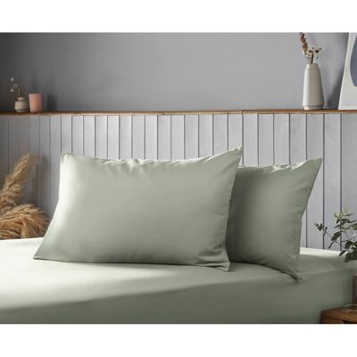 Silentnight - Supersoft Pillowcase - Sage Green - Pillowcase Silentnight - Supersoft Pillowcase - Sage Green - Pillowcase