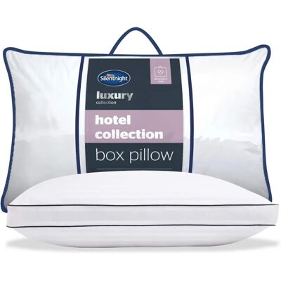 Silentnight Hotel Collection Box Pillow Head and Neck Support Hypoallergenic - Pillow Silentnight Hotel Collection Box Pillow Head and Neck Support Hypoallergenic - Pillow