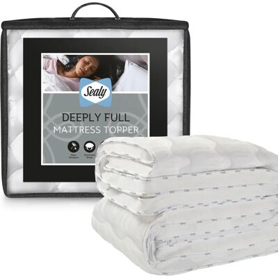 Sealy Deeply Full Mattress Topper - White - Mattress Topper Sealy Deeply Full Mattress Topper - White - Mattress Topper