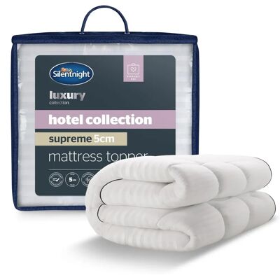 Silentnight Model - Luxury Hotel Collection Mattress Topper - 5cm Thick - Mattress Topper Silentnight Model - Luxury Hotel Collection Mattress Topper - 5cm Thick - Mattress Topper