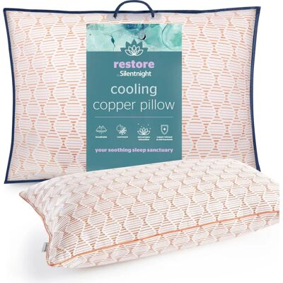 Silentnight Silentnight Restore Cooling Copper Pillow - Pillow Silentnight Silentnight Restore Cooling Copper Pillow - Pillow