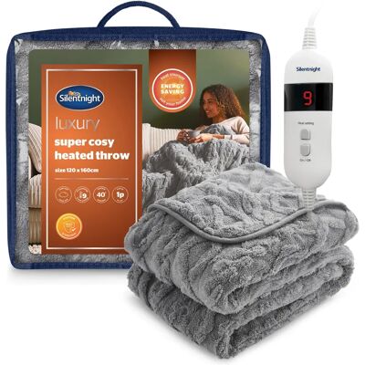 Silentnight 585415GE electric blanket - Electric heated wrap - 100 W - Polyester Silentnight 585415GE electric blanket - Electric heated wrap - 100 W - Polyester
