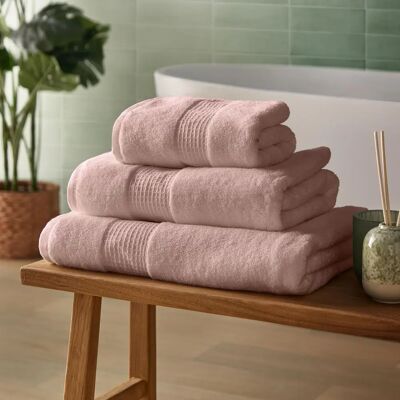 Silentnight - Waffle Border Cotton Towel 6 Piece Bundle Silentnight - Waffle Border Cotton Towel 6 Piece Bundle