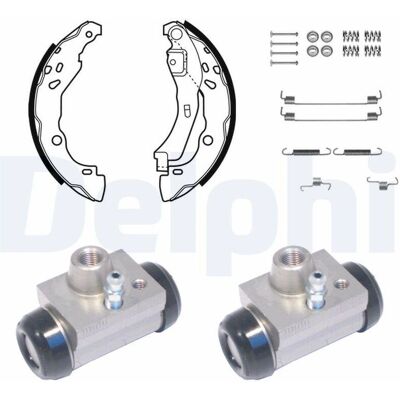Kit de frenos DELPHI KP1077 - para Renault Clio, Dacia Duster, Sandero Kit de frenos DELPHI KP1077 - para Renault Clio, Dacia Duster, Sandero