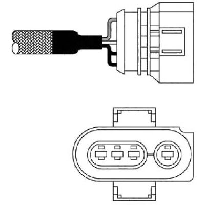 Delphi ES10980-12B1 beheizte Lambdasonde - Sauerstoffsensor Delphi ES10980-12B1 beheizte Lambdasonde - Sauerstoffsensor