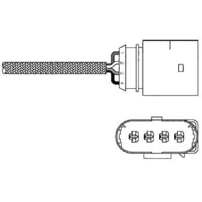 Delphi Lambdasonde - Beheizt Planar, 650mm, Für Audi VW Skoda Delphi Lambdasonde - Beheizt Planar, 650mm, Für Audi VW Skoda