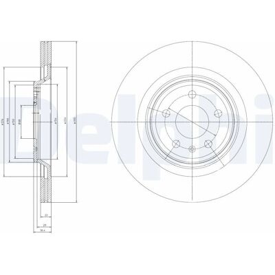 Delphi BG4078 - Bromssköld för Audi Q5, A4 B8, A5 B8 Delphi BG4078 - Bromssköld för Audi Q5, A4 B8, A5 B8