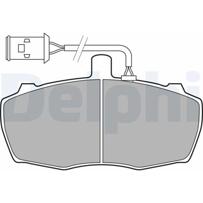 DELPHI 5012759428375 Vordere Bremsbeläge - Bremssystem AP-Lockheed DELPHI 5012759428375 Vordere Bremsbeläge - Bremssystem AP-Lockheed