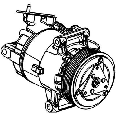 Delphi TSP0155927 - Klimakompressor Delphi TSP0155927 - Klimakompressor