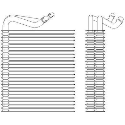 DELPHI TSP0525202 Fordamper - MINI klimaanlæg DELPHI TSP0525202 Fordamper - MINI klimaanlæg