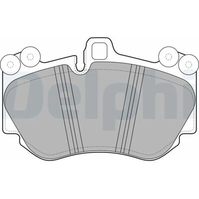 Delphi LP2116 Bremsbeläge - Passend für Audi A4, A5, A8, R8, Porsche Delphi LP2116 Bremsbeläge - Passend für Audi A4, A5, A8, R8, Porsche