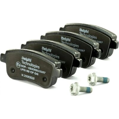 Pastiglie Freno Delphi LP2153 - Low-Metallic, Compatibili Renault Pastiglie Freno Delphi LP2153 - Low-Metallic, Compatibili Renault