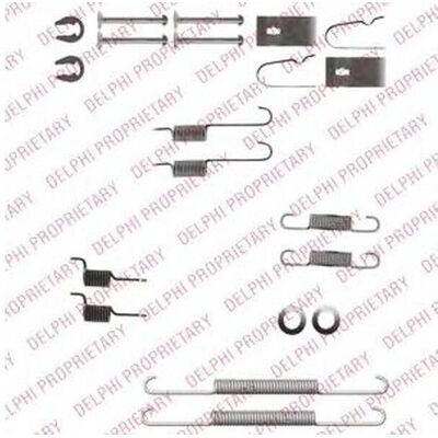 DELPHI LY1356 Kit d'accessoires de frein - Automatische Einstellung DELPHI LY1356 Kit d'accessoires de frein - Automatische Einstellung