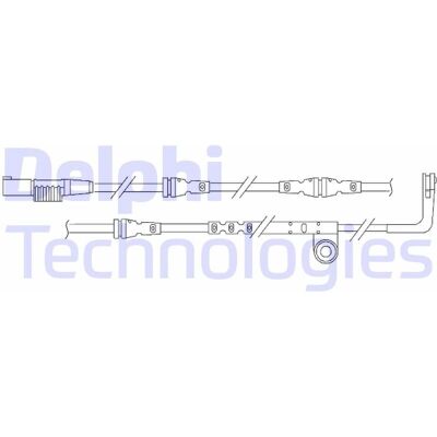 DELPHI LZ0203 Puskuritarrainmerkki - Wear indicator DELPHI LZ0203 Puskuritarrainmerkki - Wear indicator