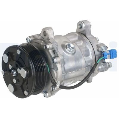 Delphi Klimakompressor SD6V12 - Kompatibel med VW Polo, Seat Arosa, Ibiza, Cordoba, Lupo Delphi Klimakompressor SD6V12 - Kompatibel med VW Polo, Seat Arosa, Ibiza, Cordoba, Lupo
