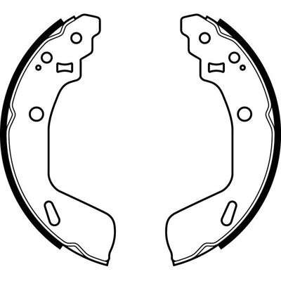 Delphi LS2073 Brake Shoes Kit - Suzuki Swift 4 Delphi LS2073 Brake Shoes Kit - Suzuki Swift 4