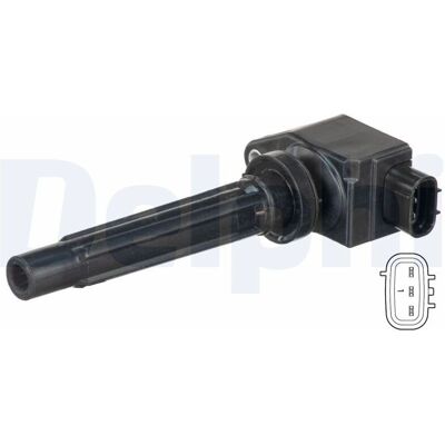 DELPHI GN10439-12B1 Zündspule - Suzuki 3-polig 12V OEM DELPHI GN10439-12B1 Zündspule - Suzuki 3-polig 12V OEM